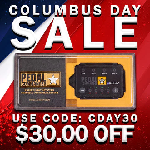 
Pedal Commander® Columbus Day Sale!