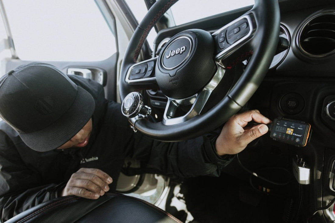 
pedal commander®-the throttle response controller on dashboard