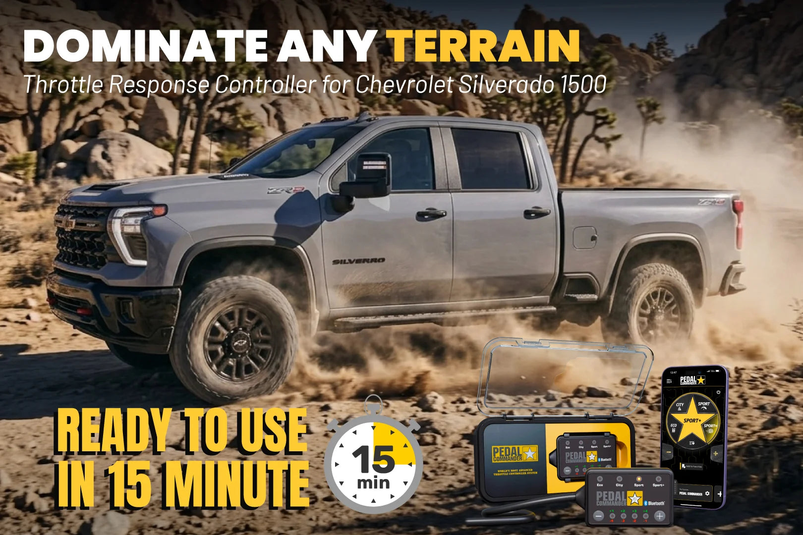 Pedal Commander 适用于 Chevrolet Silverado 1500