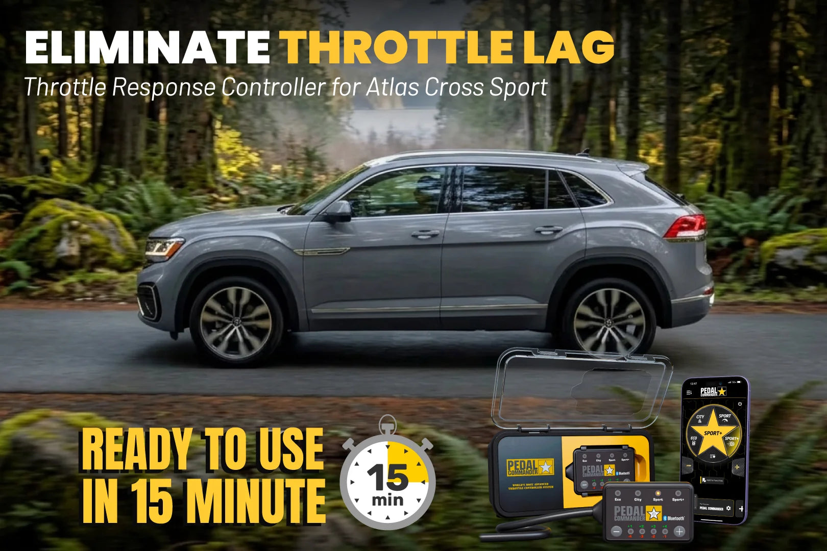 Pedal Commander for Volkswagen Atlas Cross Sport