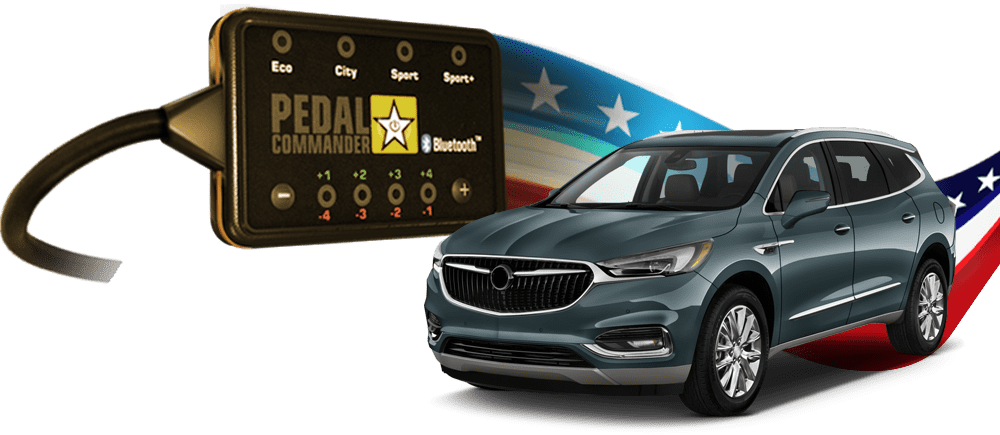 Buick Enclave and the Pedal Commander, the only performance part to make it perfect