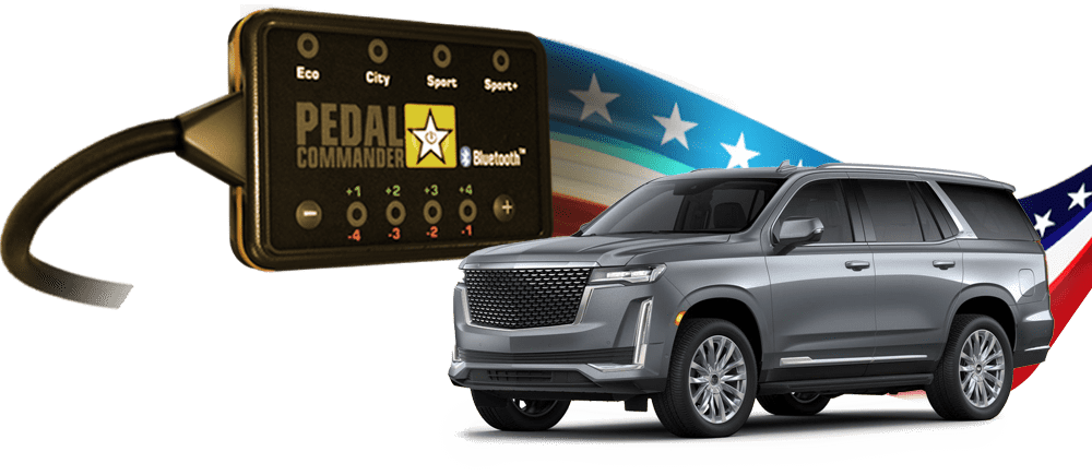 Cadillac Escalade and the Pedal Commander, the only performance part to make it perfect