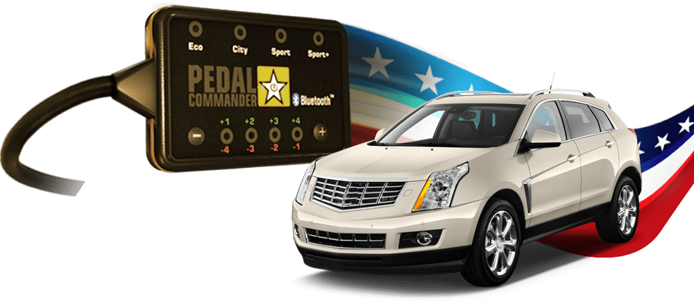 Cadillac SRX and the Pedal Commander, the only performance part to make it perfect
