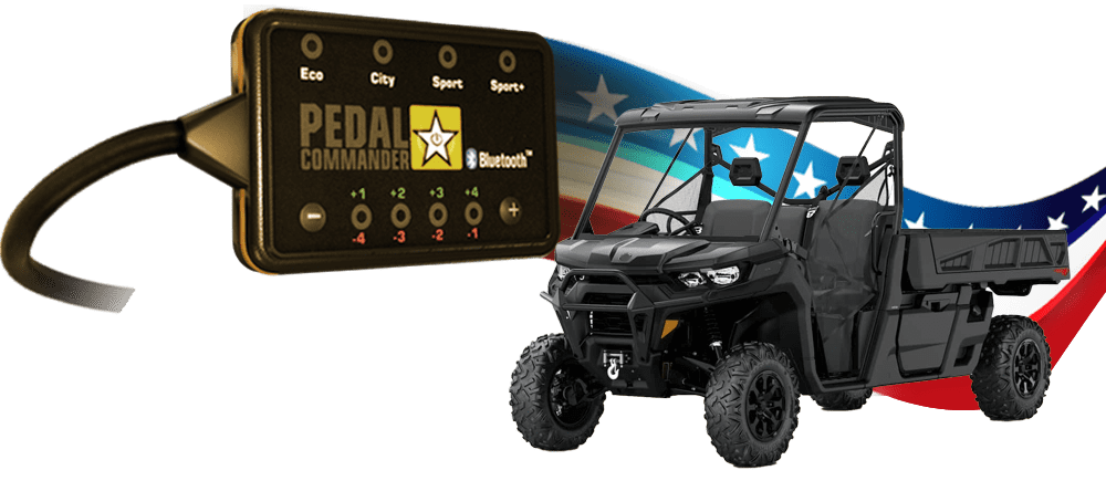 Can-Am Defender and the Pedal Commander, the only performance part to make it perfect