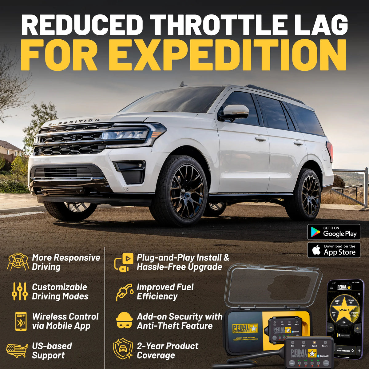 Ford Performance Commander 福特探险者的油门响应控制器踏板指挥官 – Pedal Commander®