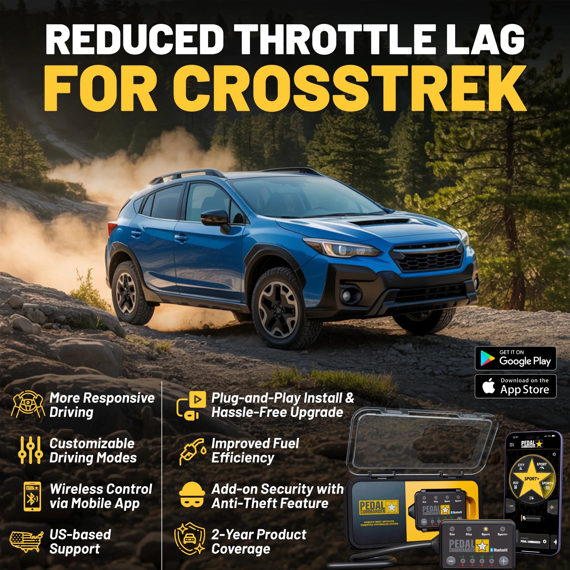 Subaru Crosstrek 的踏板指挥官