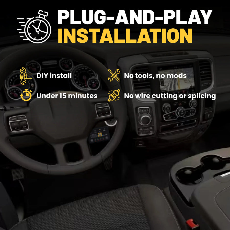 RAM 1500 Classic 第四代 (2019+) (3.0L 柴油 - 3.6L - 5.7L)