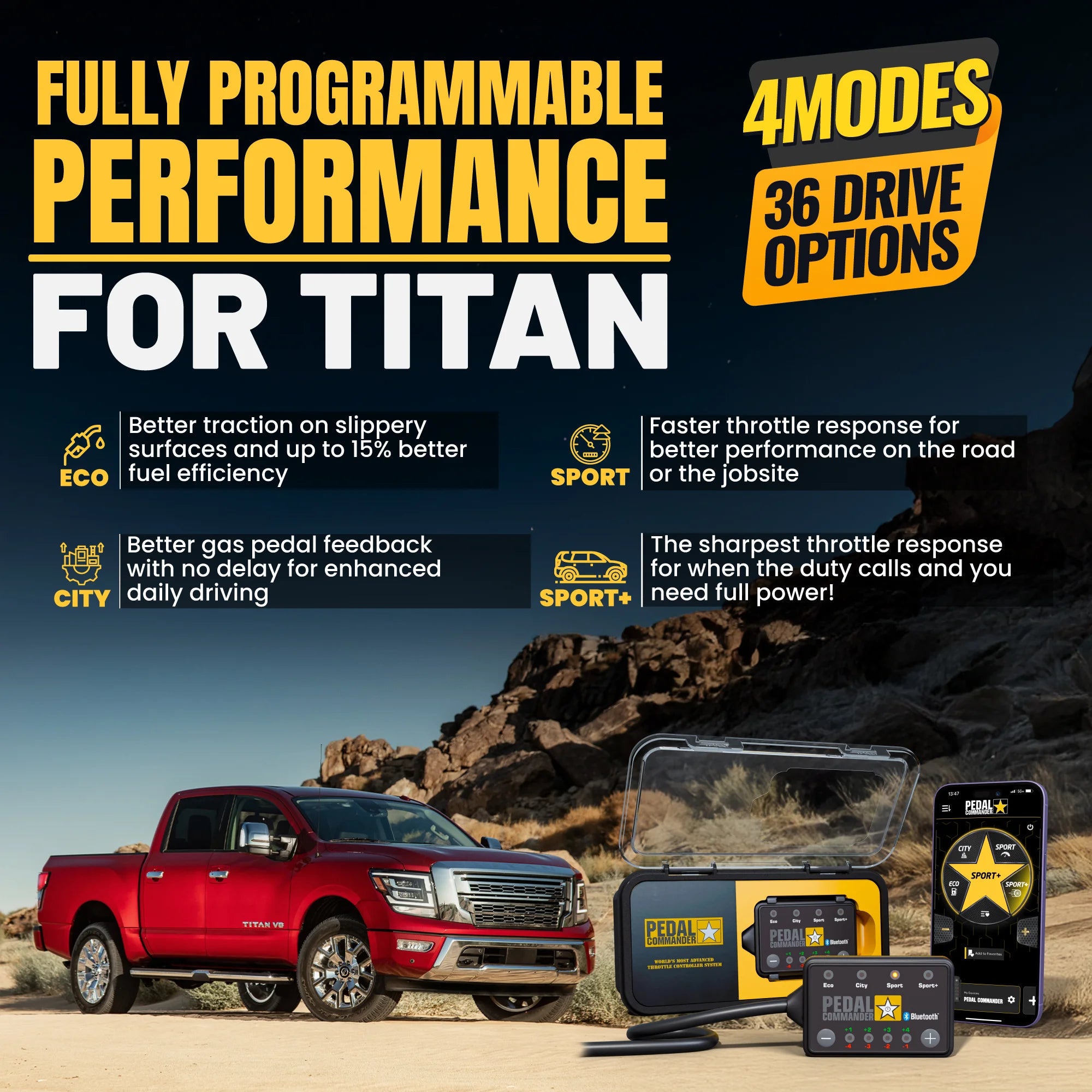 Nissan Titan的踏板指挥官