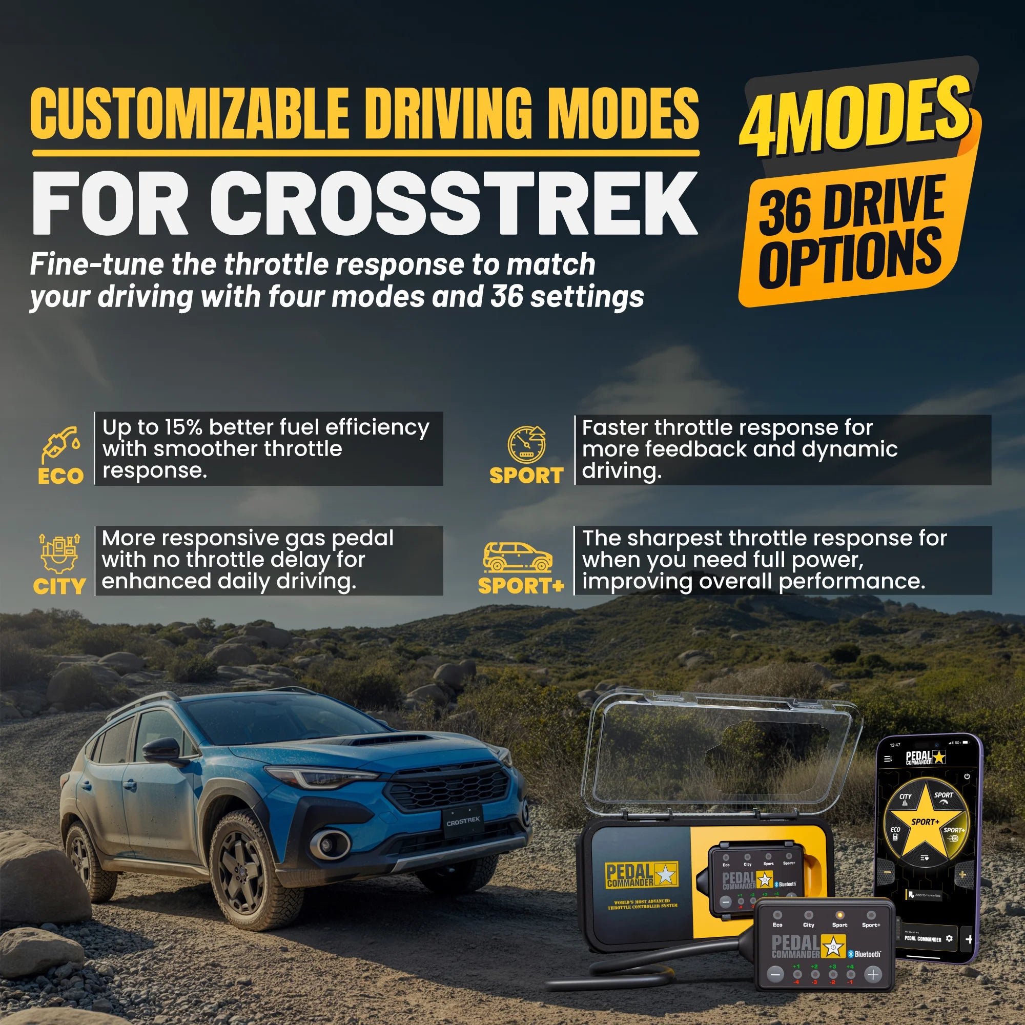Subaru Crosstrek 的踏板指挥官