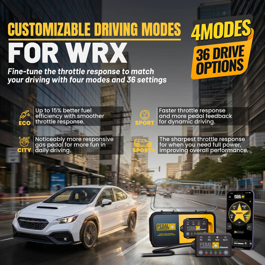 Subaru WRX 的踏板指挥官