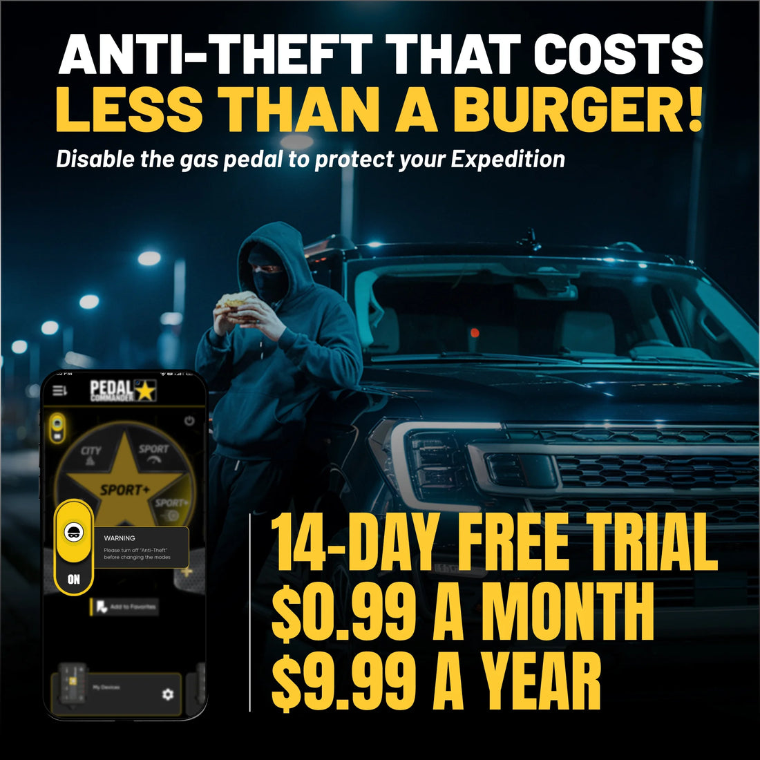 Pedal Commander® for Ford Expedition anti theft