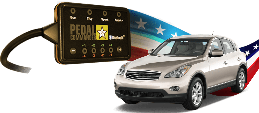 Infiniti EX35 and the Pedal Commander, the only performance part to make it perfect
