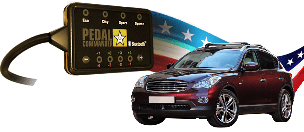 Infiniti EX37 and the Pedal Commander, the only performance part to make it perfect
