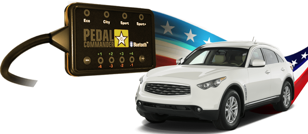 Infiniti FX35 and the Pedal Commander, the only performance part to make it perfect