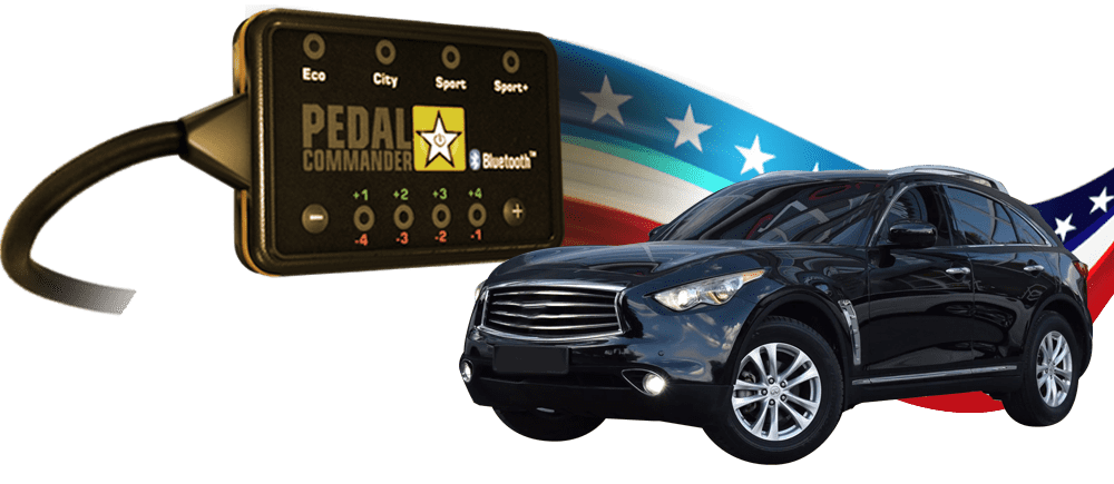 Infiniti FX37 and the Pedal Commander, the only performance part to make it perfect