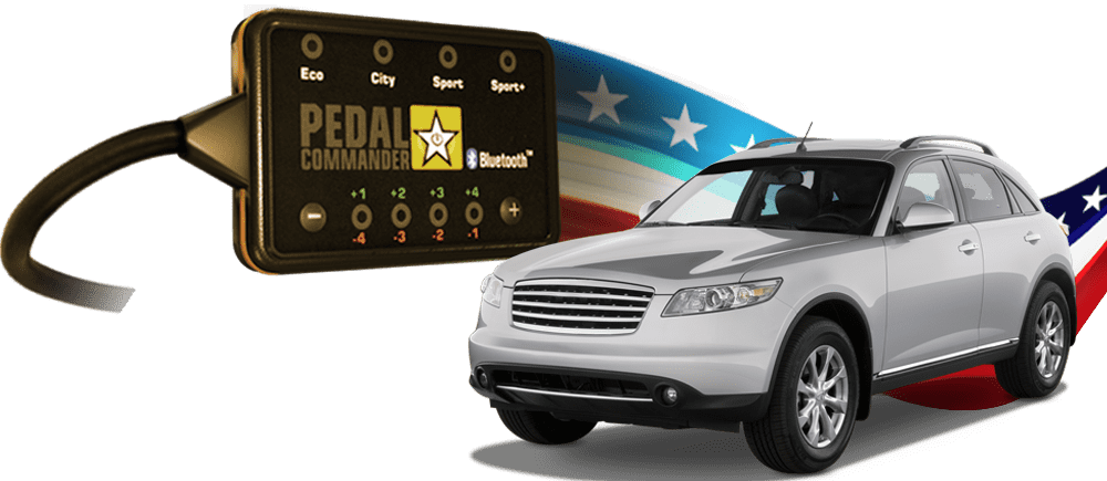 Infiniti FX45 and the Pedal Commander, the only performance part to make it perfect