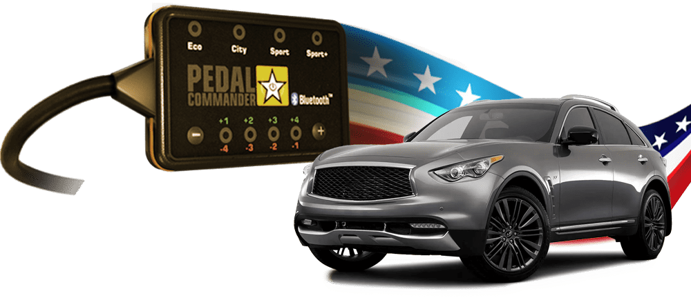 Infiniti FX50 and the Pedal Commander, the only performance part to make it perfect