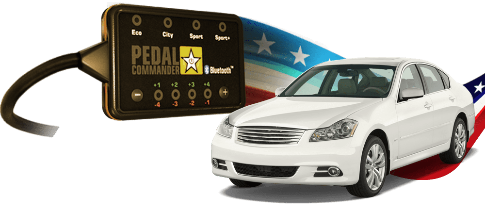 Infiniti M45 and the Pedal Commander, the only performance part to make it perfect