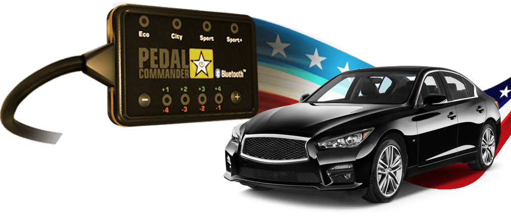 Infiniti Q50 and the Pedal Commander, the only performance part to make it perfect