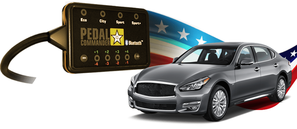 Infiniti Q70 and the Pedal Commander, the only performance part to make it perfect
