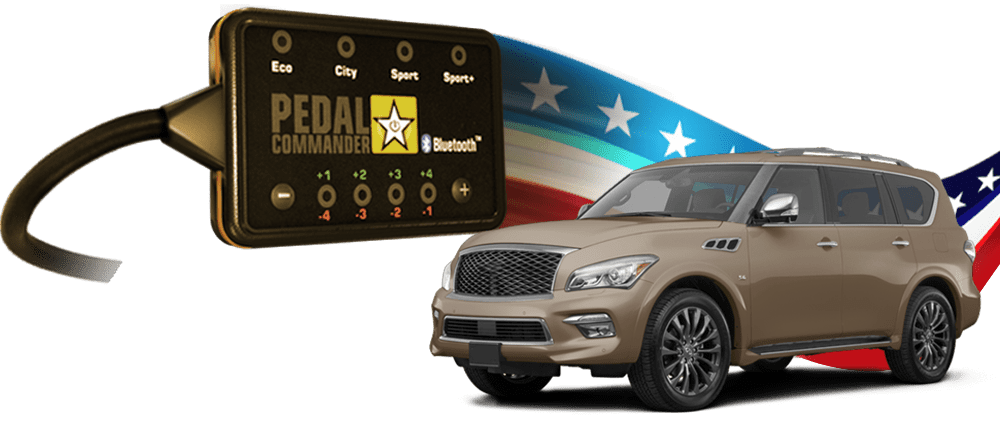 Infiniti QX56 and the Pedal Commander, the only performance part to make it perfect