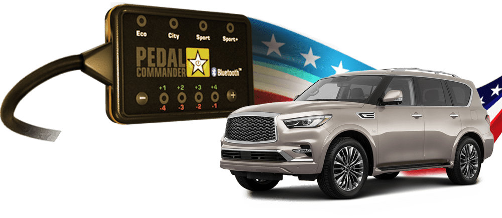 Infiniti QX80 and the Pedal Commander, the only performance part to make it perfect