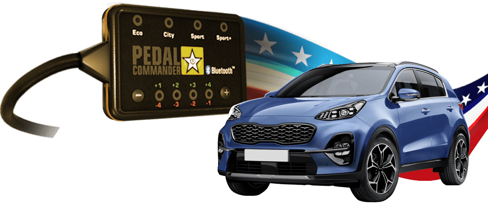 Kia Sportage and the Pedal Commander, the only performance part to make it perfect