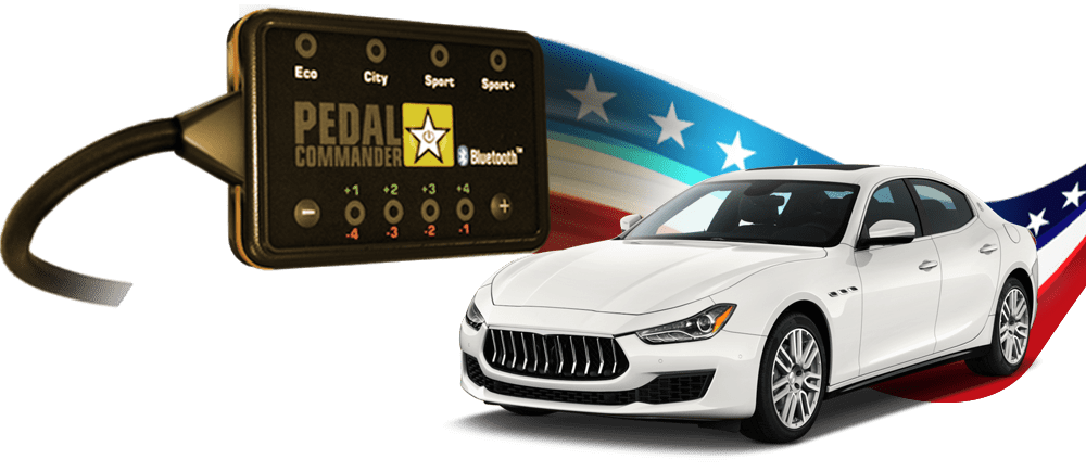 Maserati Ghibli and the Pedal Commander, the only performance part to make it perfect