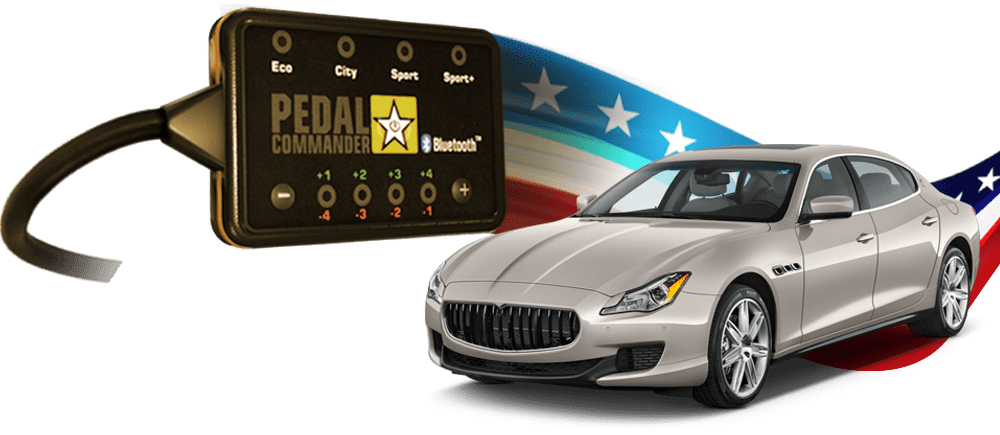 Maserati Quattroporte and the Pedal Commander, the only performance part to make it perfect