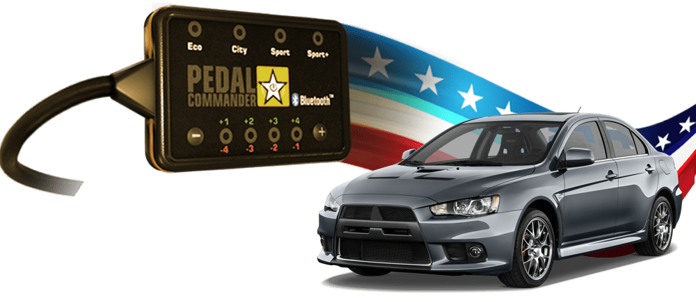 Mitsubishi Lancer Evolution and the Pedal Commander, the only performance part to make it perfect