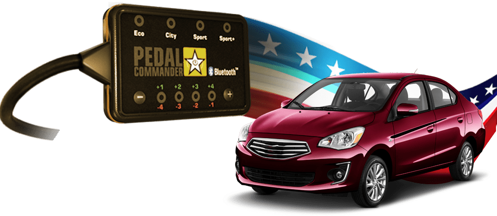 Mitsubishi Mirage G4 and the Pedal Commander, the only performance part to make it perfect