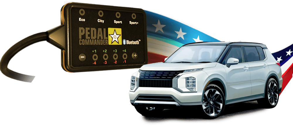 Mitsubishi Outlander and the Pedal Commander, the only performance part to make it perfect
