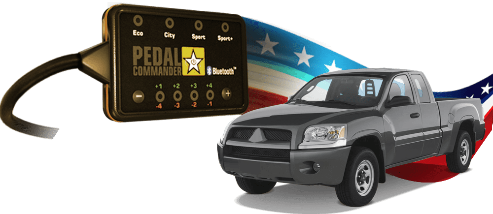 Mitsubishi Raider and the Pedal Commander, the only performance part to make it perfect