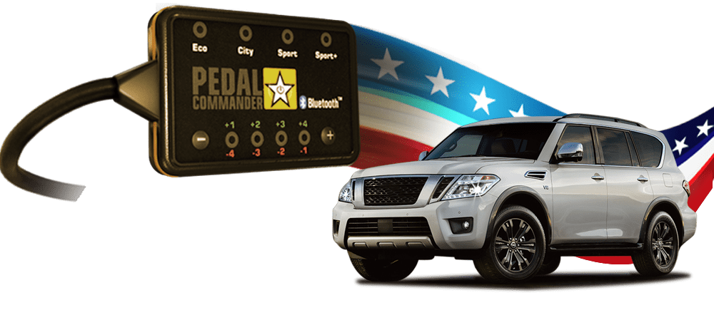Nissan Armada and the Pedal Commander, the only performance part to make it perfect