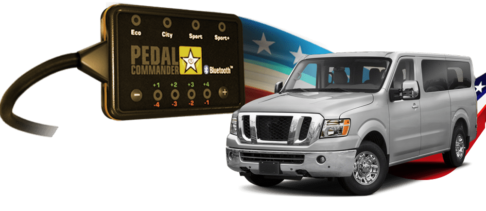Nissan NV3500 and the Pedal Commander, the only performance part to make it perfect