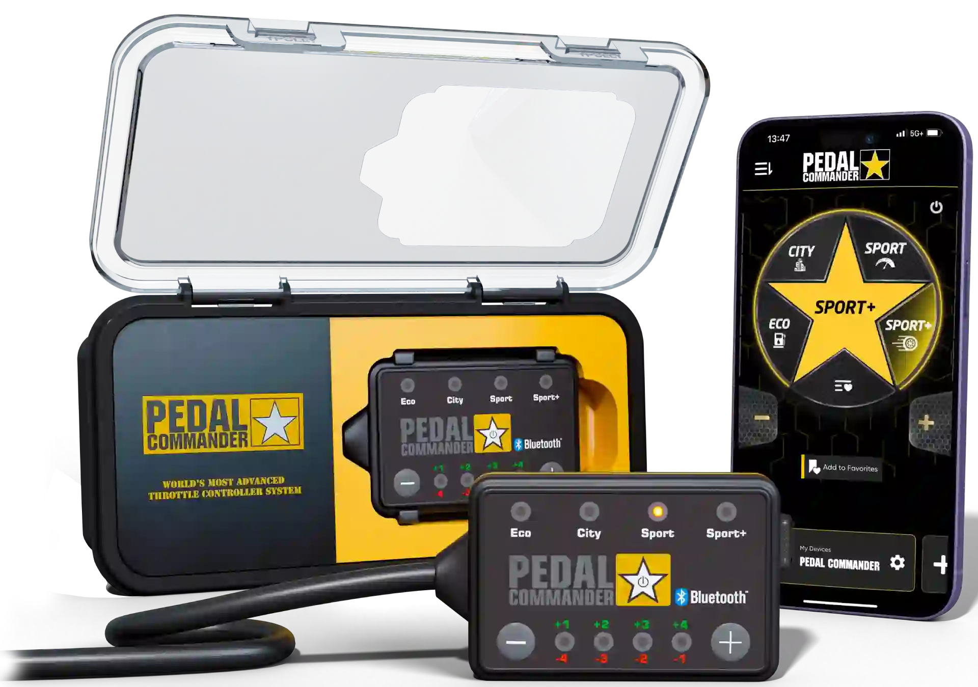 Pedal Commander® IOS 和 Android 应用程序