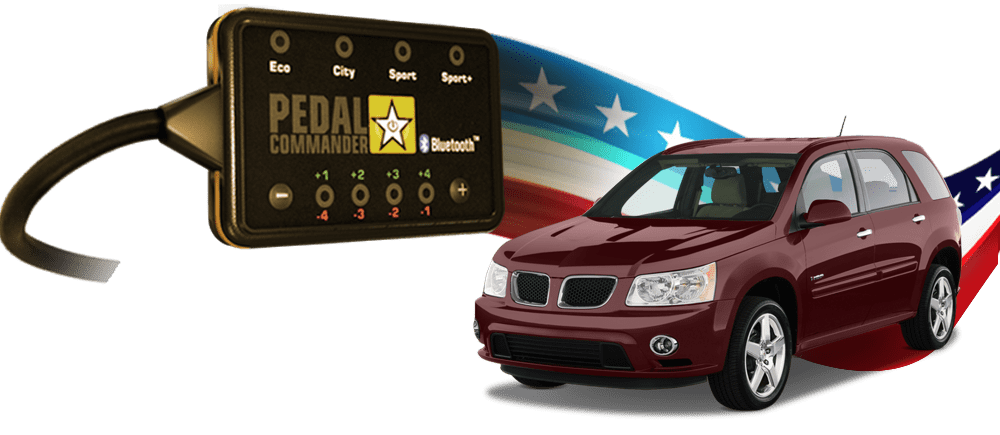 Pontiac Torrent and the Pedal Commander, the only performance part to make it perfect