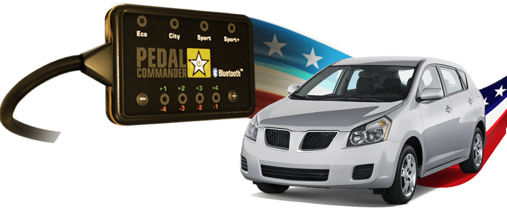 Pontiac Vibe and the Pedal Commander, the only performance part to make it perfect