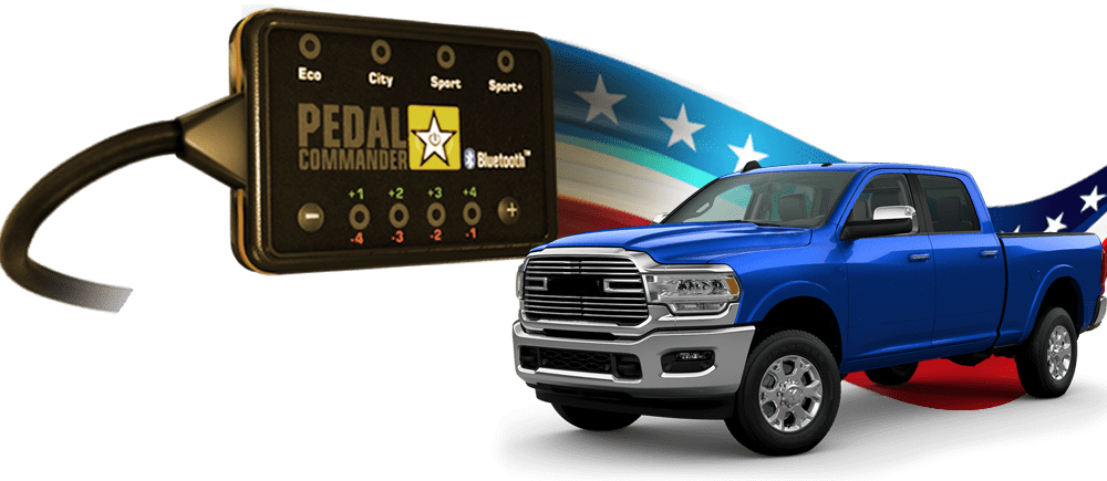 RAM 2500 and the Pedal Commander, the only performance part to make it perfect