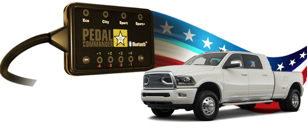 RAM 3500 and the Pedal Commander, the only performance part to make it perfect