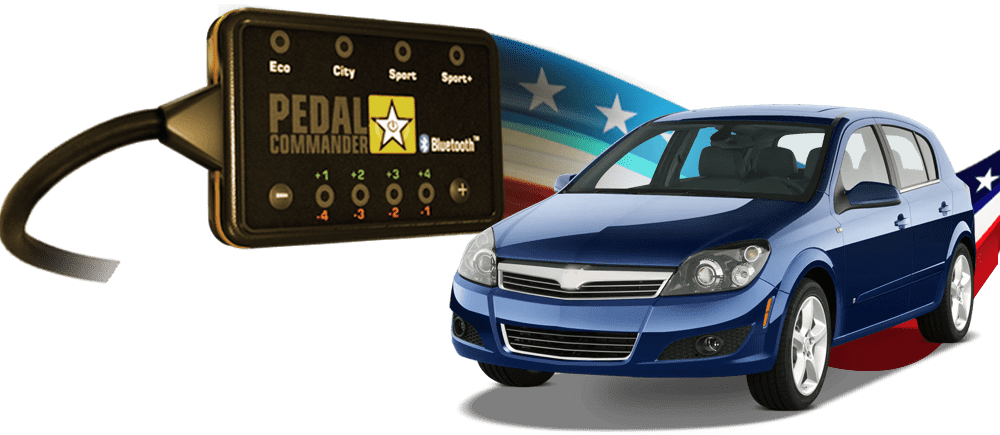 Saturn Astra and the Pedal Commander, the only performance part to make it perfect