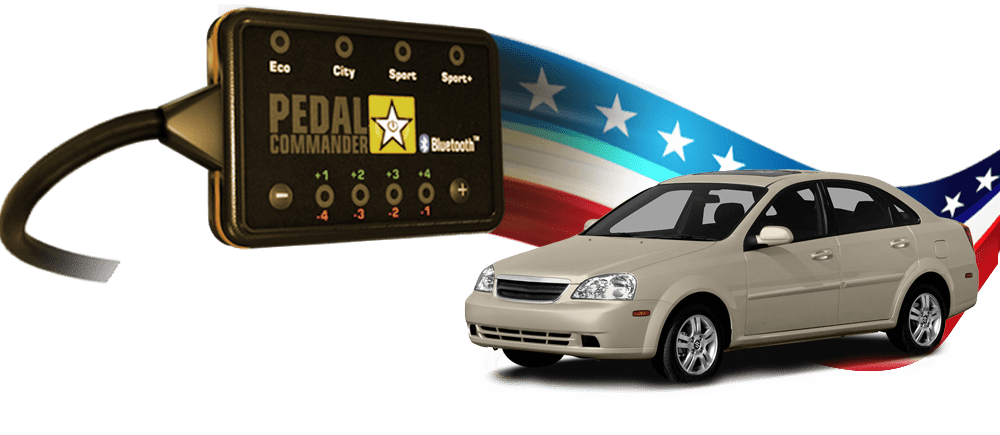 Suzuki Forenza and the Pedal Commander, the only performance part to make it perfect