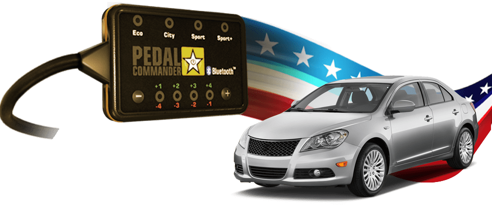 Suzuki Kizashi and the Pedal Commander, the only performance part to make it perfect